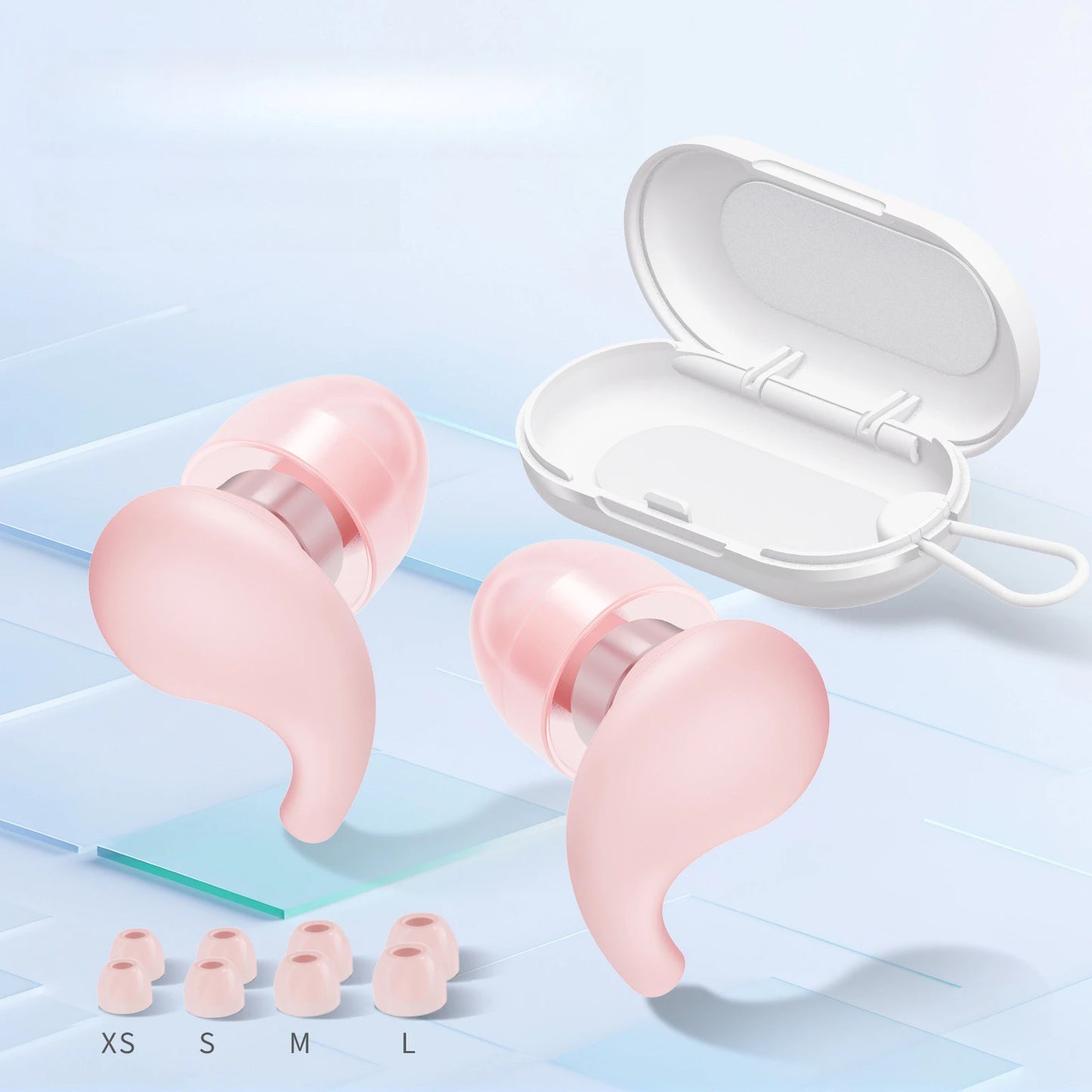 Ergonomic Silicone Noise-Reduction Earplugs