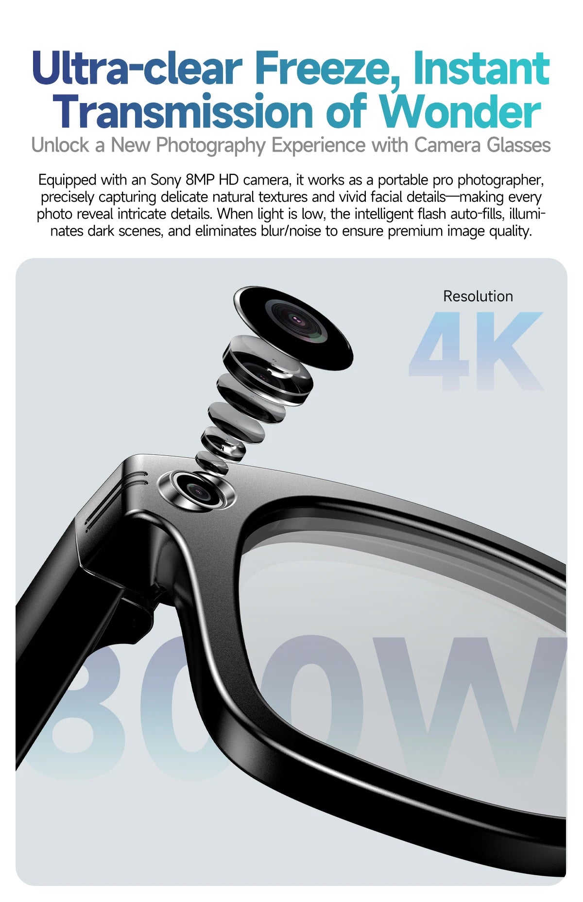 🔹 GUHUAVMI W610 AI Smart Glasses – ChatGPT 4.0