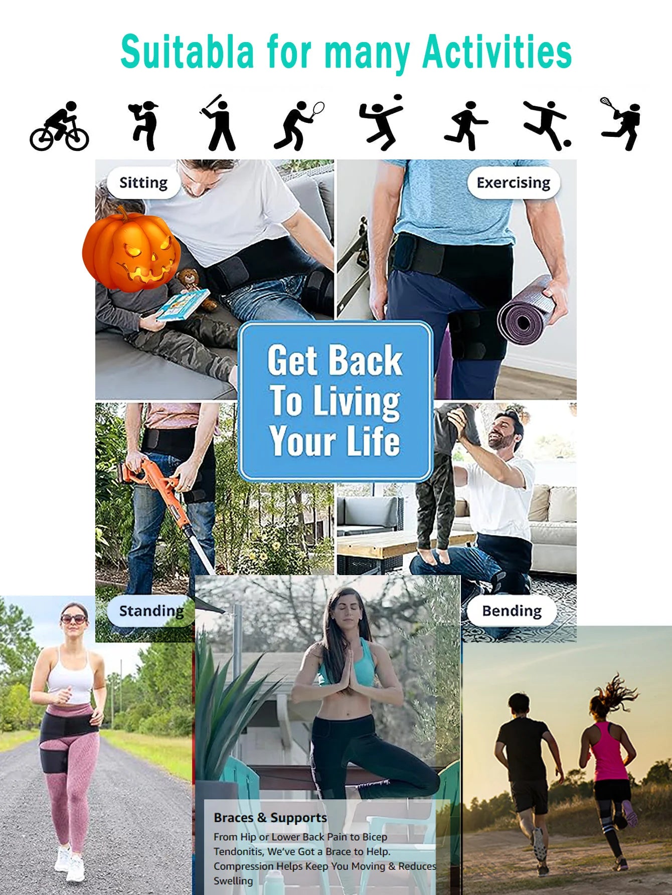 Neoprene Cycling Leg Warmers for Riders