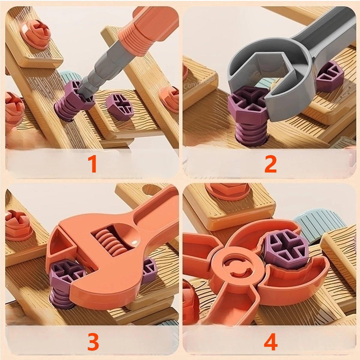 Chriyungel Kids DIY Toy with Drill & Toolbox (119–123 PCS)