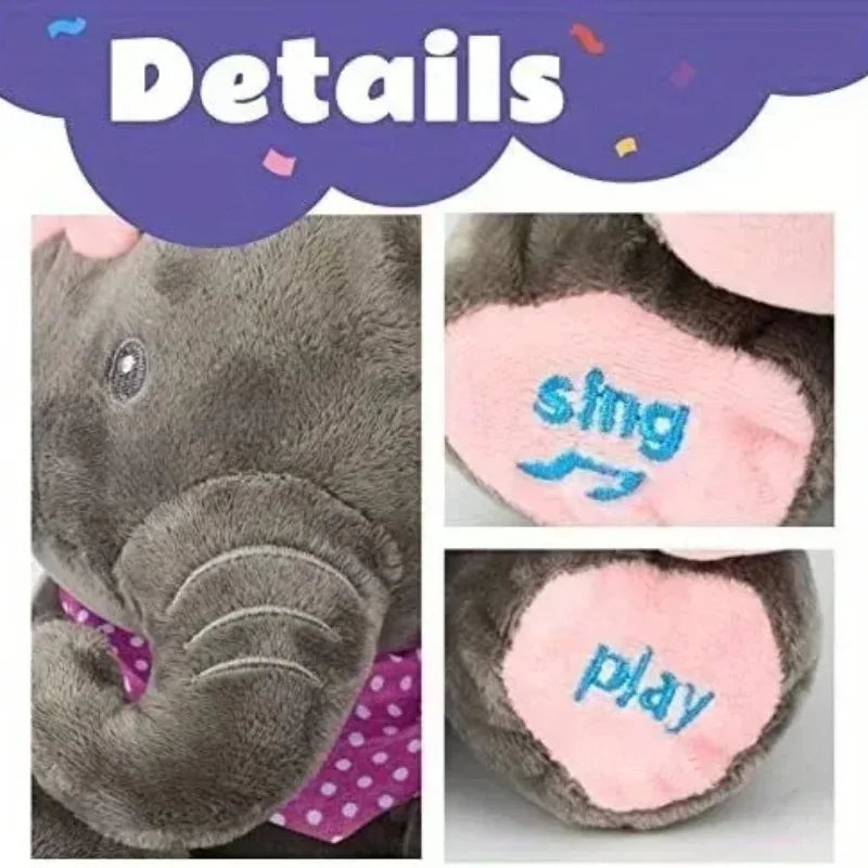 MINISO Animated Peekaboo Elephant Plush Toy