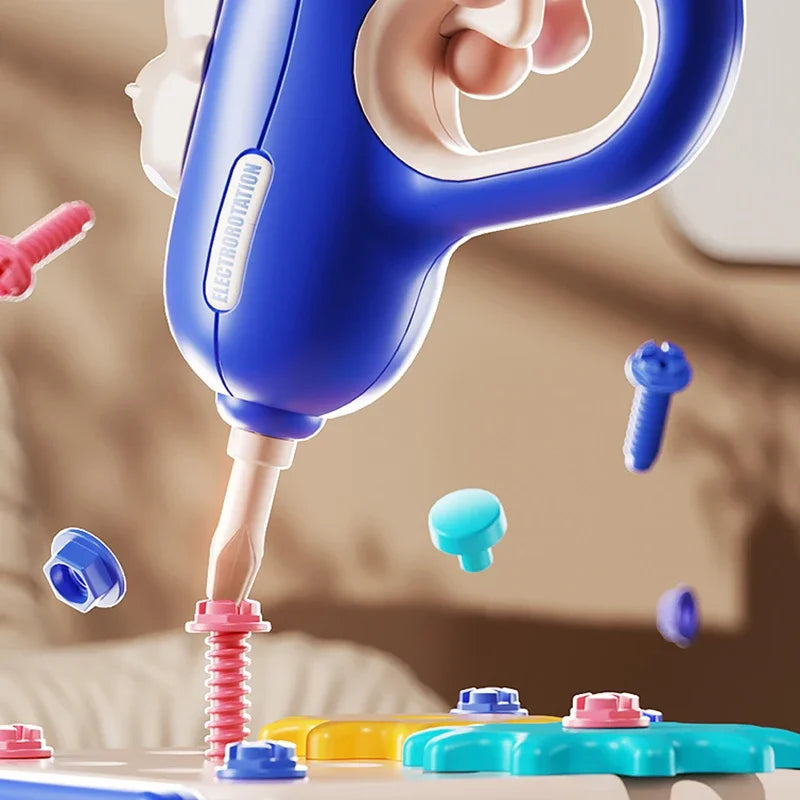 Kmoist Kids Tool Set with Electric Drill – DIY Toolbox