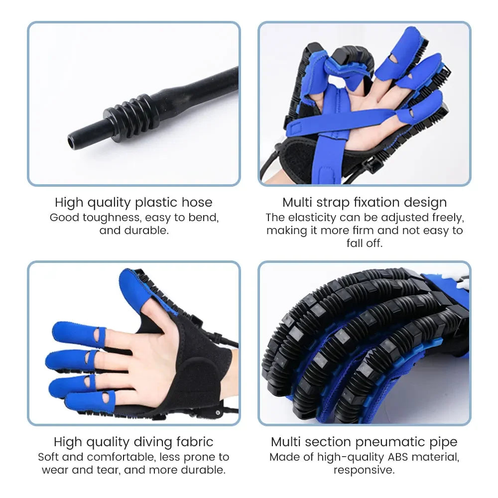 Left & Right Hand Finger Rehabilitation Robot Gloves