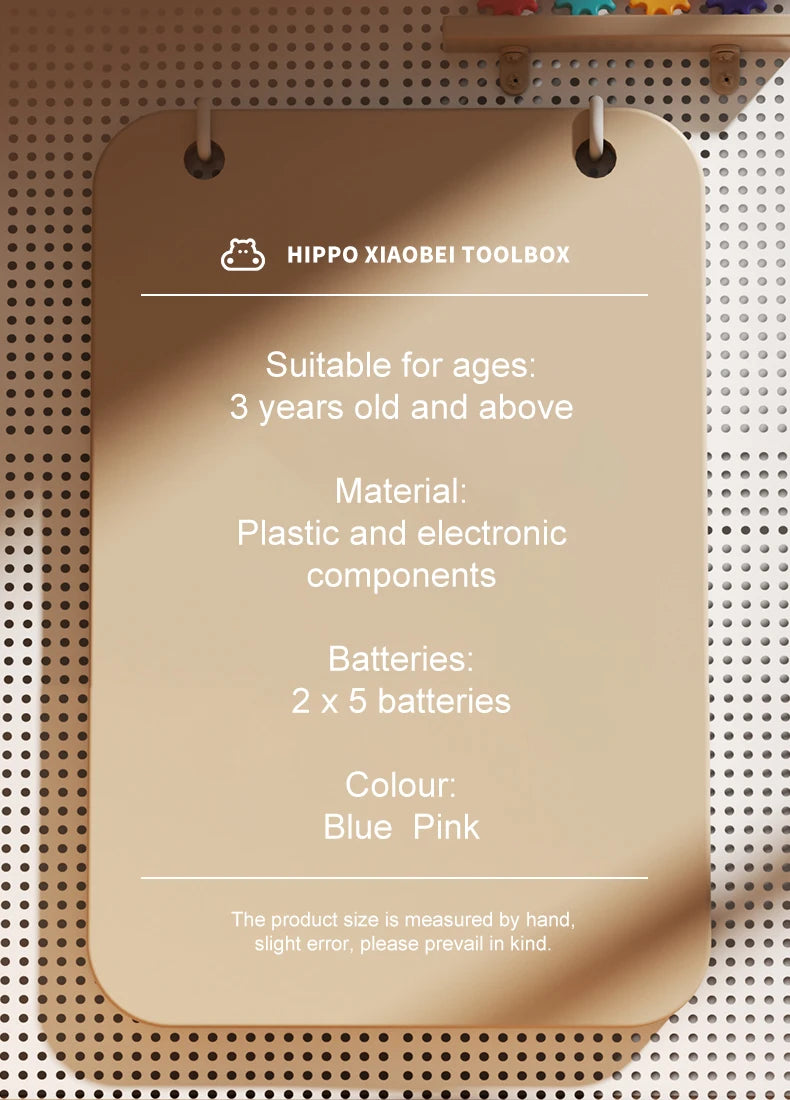 Kmoist Kids Tool Set with Electric Drill – DIY Toolbox