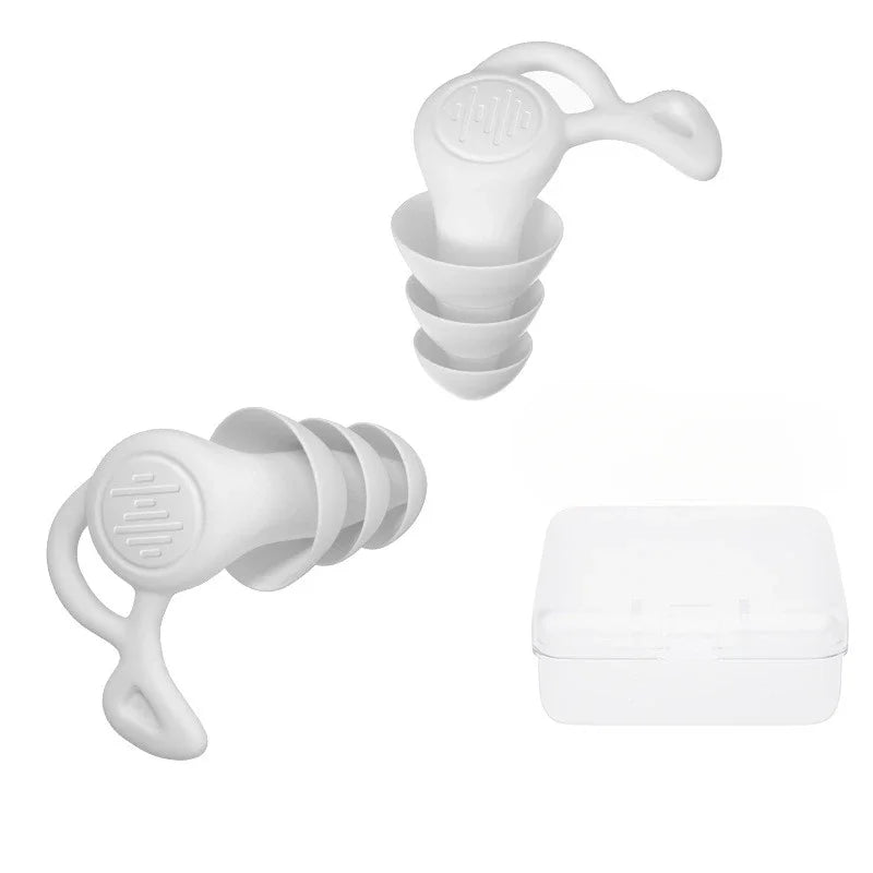 3-Layer Anti-Noise Waterproof Silicone Earplugs