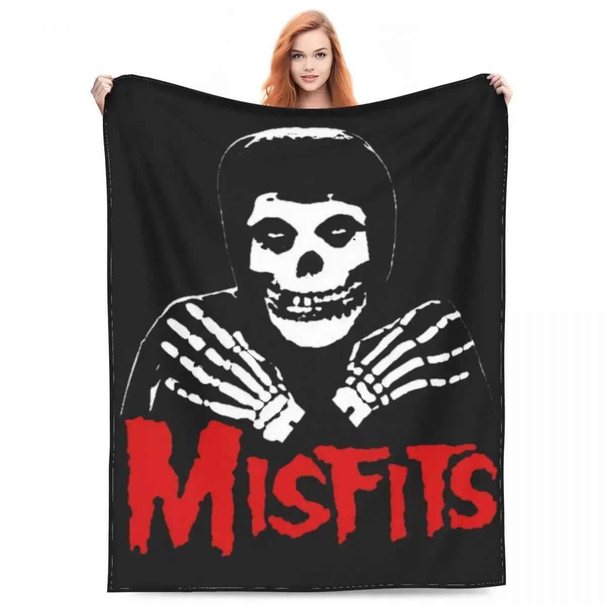 Super Soft Coral Fleece Warm Halloween-themed Blanket