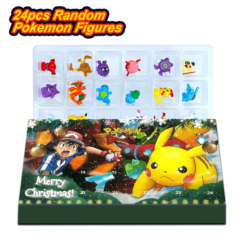 24-Piece Pokémon Figure Blind Box Set -  Halloween & Christmas Gift