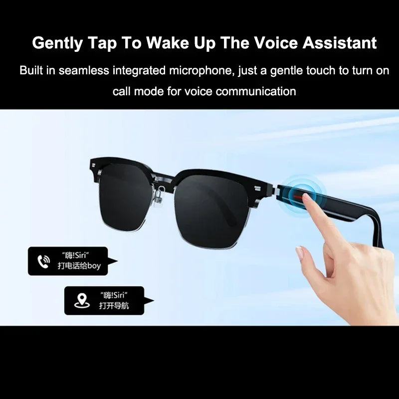 OPUYYM E13 Smart Translation Bluetooth Glasses