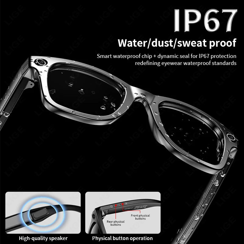 LIGE BWW600 ChatGPT Powered AI Smart Glasses