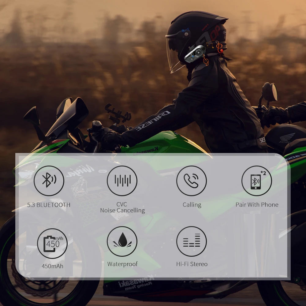 Motorcycle Helmet Dustproof Headset