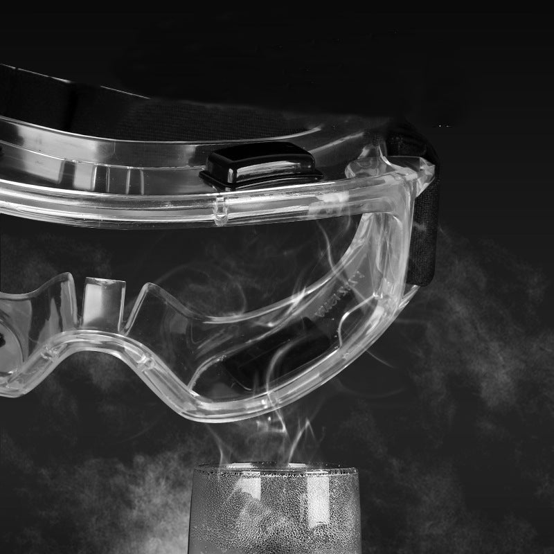 WEST BIKING Adjustable Strap Protective Glasses Anti-Splash Wind-Proof Safety Goggles For Industrial Research Cycling Riding