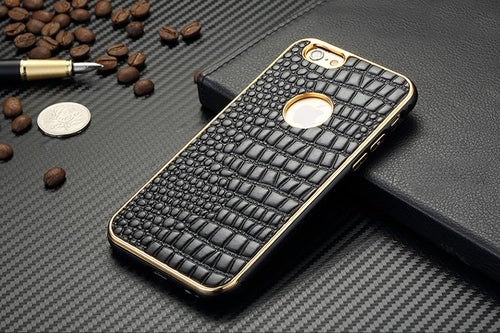 Alloy Frame with Crocodile Skin iPhone 6 Case