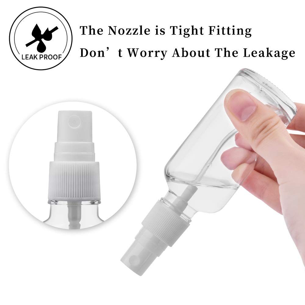 100ML Portable Disinfection Liquid Spray Bottle 84 Disinfectant Alcohol Transparent Travel Empty Spray Bottles