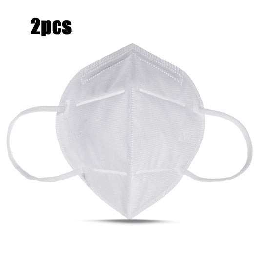 2Pcs KN95 4-Layer Face Masks Self-priming Filter Respirator Breathable Protective Dust Filter Mask