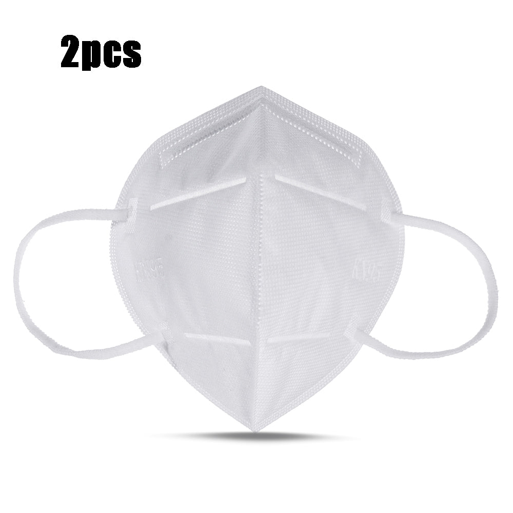 2Pcs KN95 4-Layer Face Masks Self-priming Filter Respirator Breathable Protective Dust Filter Mask