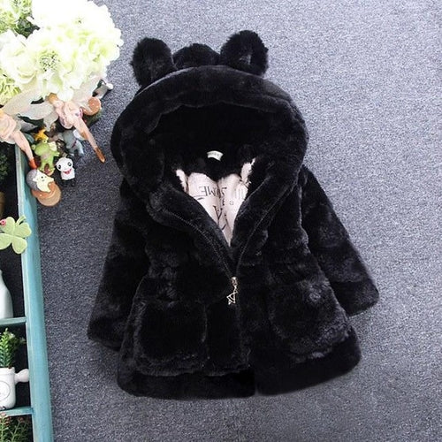 Baby Infant Girls Autumn Winter Hooded Coat Cloak