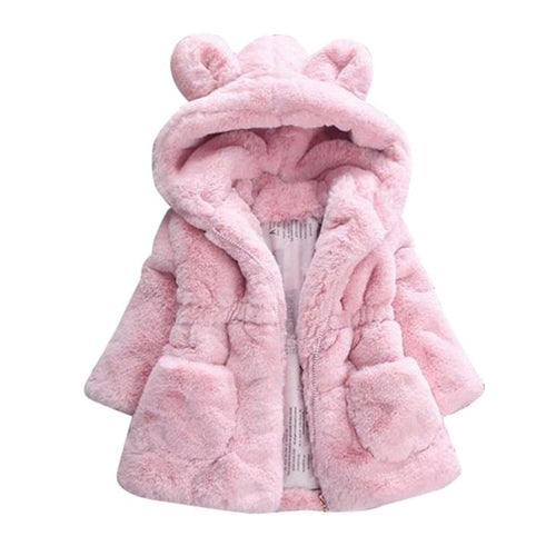 Baby Infant Girls Autumn Winter Hooded Coat Cloak