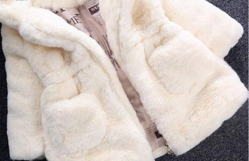 Baby Infant Girls Autumn Winter Hooded Coat Cloak