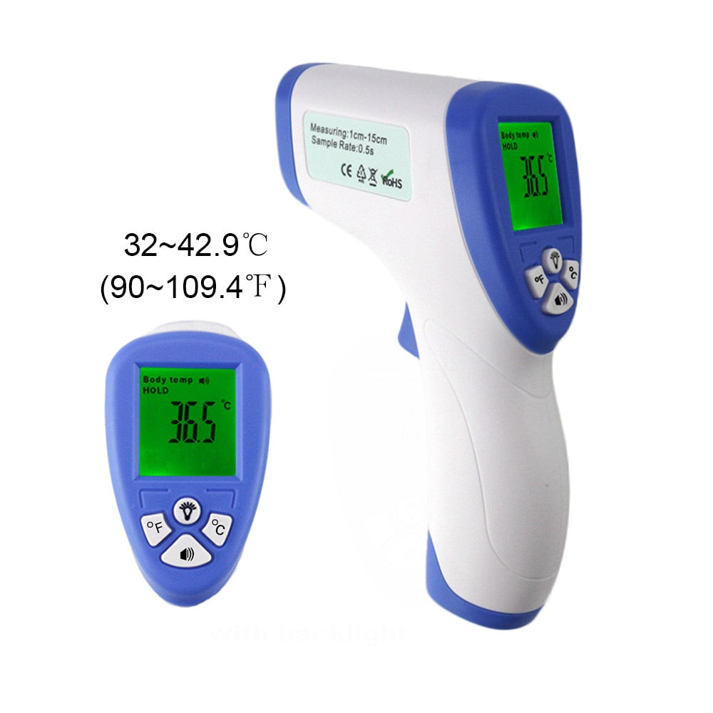 Handheld Non-contact IR Infrared Thermometer Digital LCD Laser Pyrometer Surface Temperature Meter Imager C F Backlight -50~600C