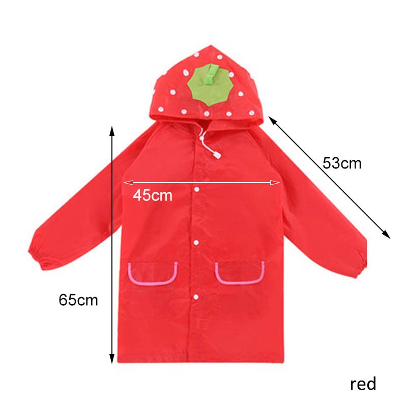 1pcs Cartoon Animal Style Waterproof Kids Raincoat For children Rain Coat Rainwear Rainsuit Student Animal Style Raincoat
