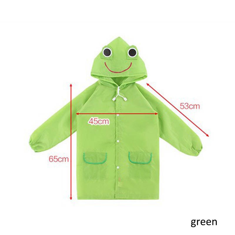 1pcs Cartoon Animal Style Waterproof Kids Raincoat For children Rain Coat Rainwear Rainsuit Student Animal Style Raincoat