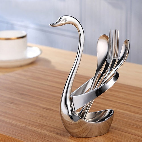 Swan Cutlery Holder