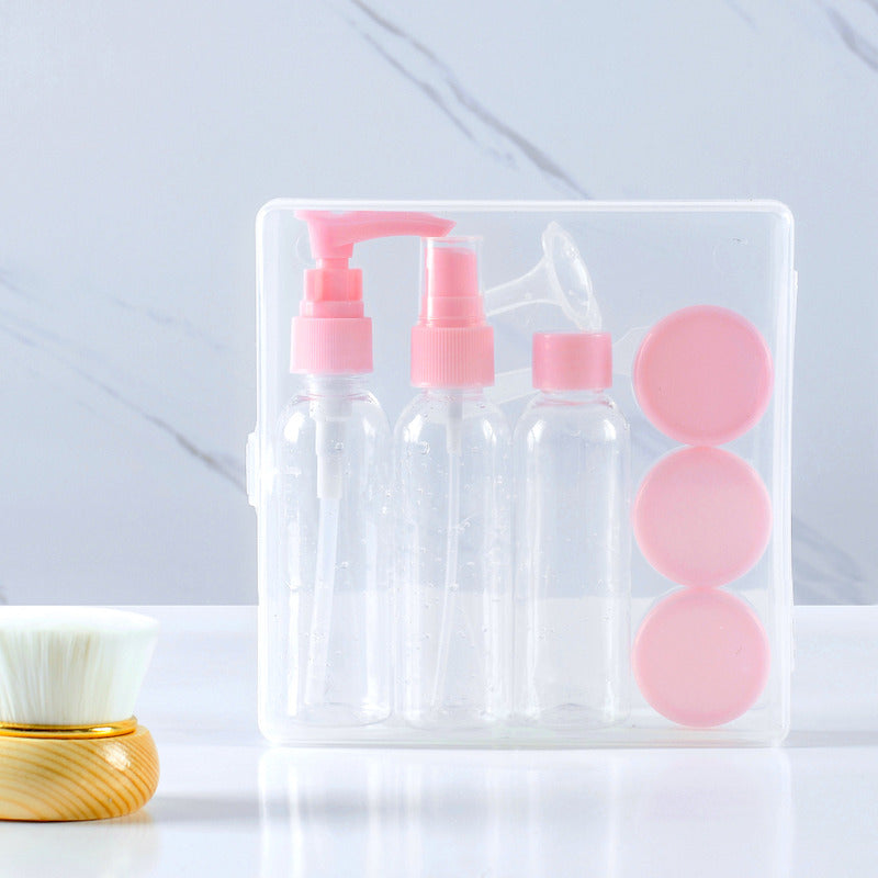 IPRee® 18 Pcs Portable Disinfectant Bottle Transparent Hand Sanitizer Hand Soap Refillable Bottles Cosmetics Container