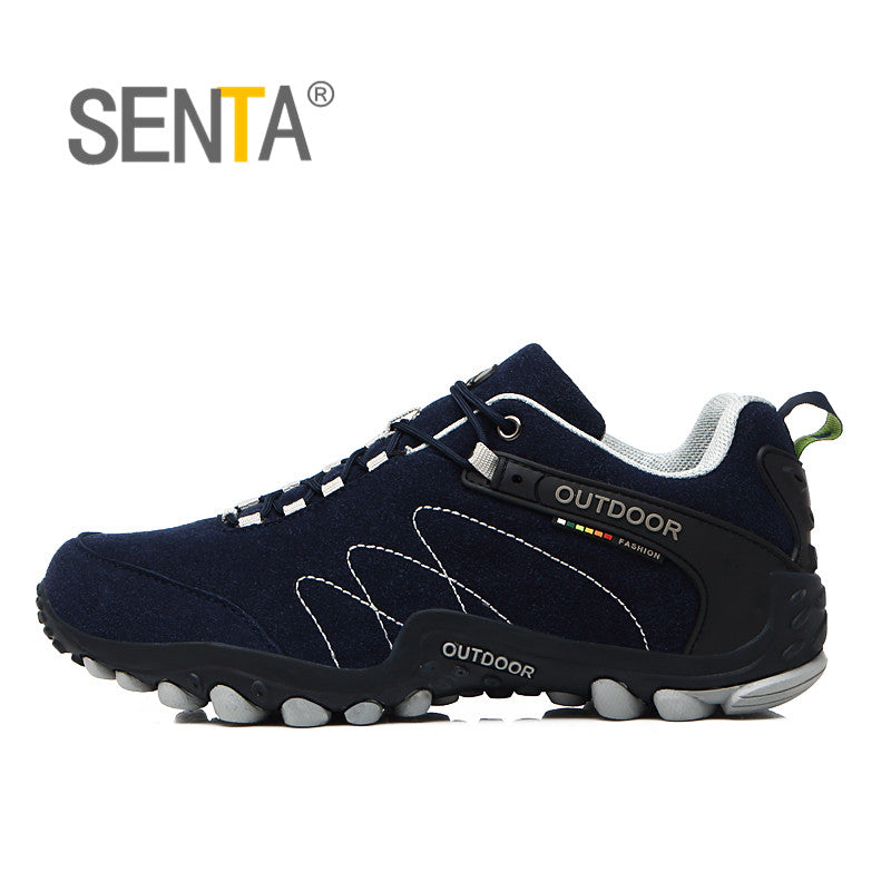SENTA Spring Hiking Shoes Men Women Waterproof shoes Wear-resisting Cl Shoes Leather