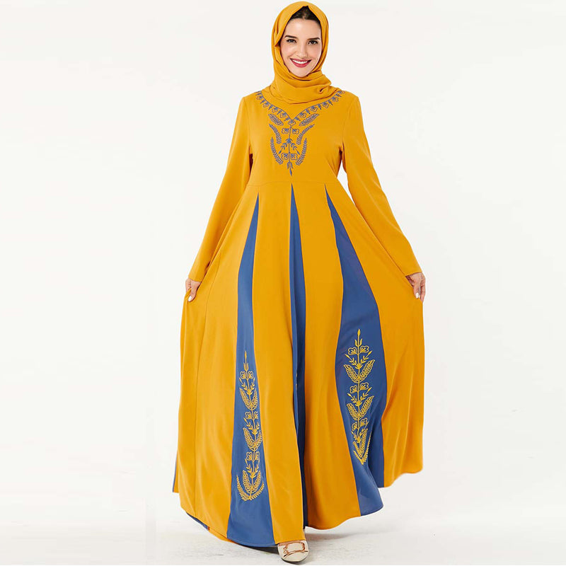 Winter Cotton Abaya Hijab Muslim Dress Saudi Arabia UAE