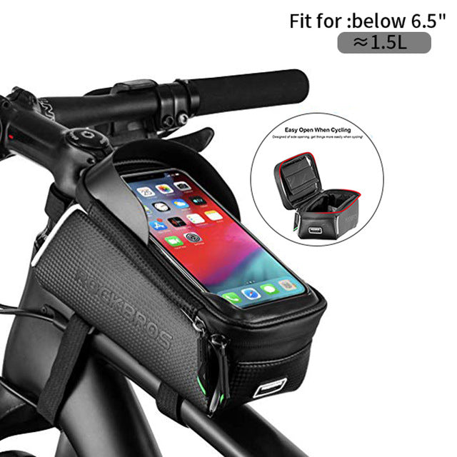 Bicycle Bag Waterproof Touch Screen