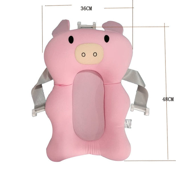 Baby Shower Bathtub Net Pad Standing Type Floating Newborn 0-2 Year Old Supplies Rack Accessories Mat Bebe Tub Set Cushion