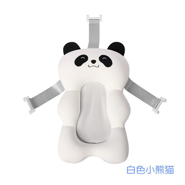 Baby Shower Bathtub Net Pad Standing Type Floating Newborn 0-2 Year Old Supplies Rack Accessories Mat Bebe Tub Set Cushion