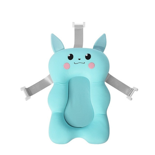 Baby Shower Bathtub Net Pad Standing Type Floating Newborn 0-2 Year Old Supplies Rack Accessories Mat Bebe Tub Set Cushion