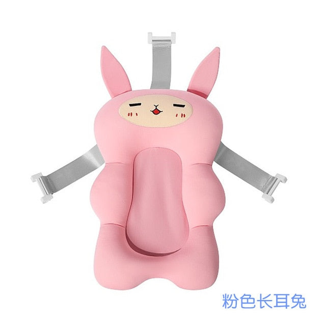 Baby Shower Bathtub Net Pad Standing Type Floating Newborn 0-2 Year Old Supplies Rack Accessories Mat Bebe Tub Set Cushion
