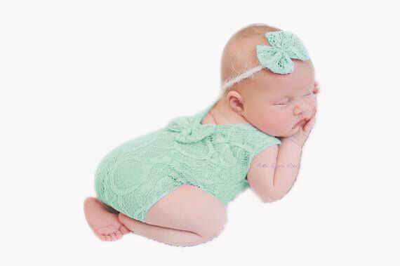 Baby Romper Deep V Backless Newborn Photo Photograph Props Lace Toddler Hollow Bow-knot Design Fotografia Accessories