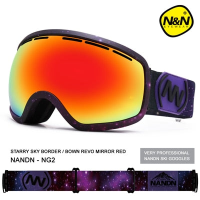Spherical Men Women Snowboard Sports Ski Goggles