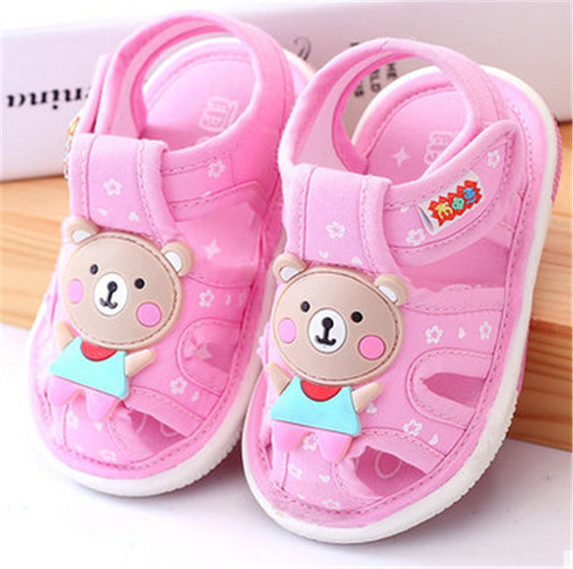 Soft Denim Fabric Baby Girls Infant Shoes  Nonslip