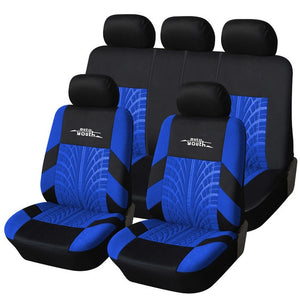 Tire Track Detail Style Universal Car Seat Covers