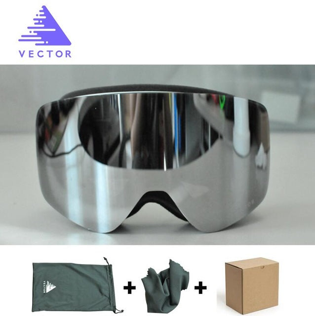 Professional Ski Goggles Men Women Anti-fog 2 Lens UV 400