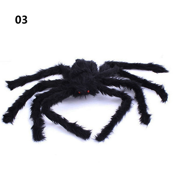 Horrible Big Black Furry Fake Spider Size 30 cm,50 cm,75 cm