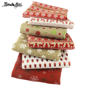 Booksew Linen Fabric Christmas Theme Table Cloth