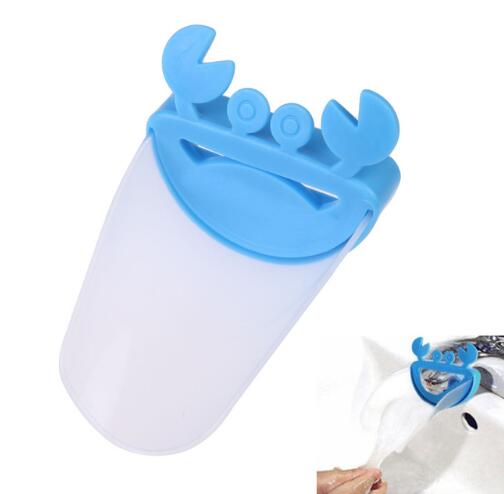 Cute Bathroom Sink Faucet Chute Extender baby washing helper