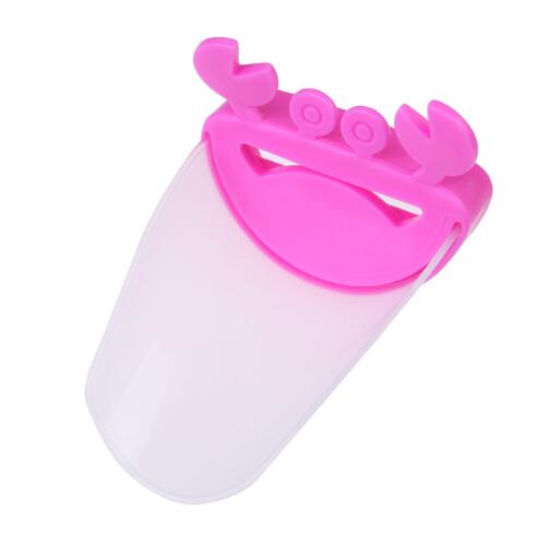 Cute Bathroom Sink Faucet Chute Extender baby washing helper