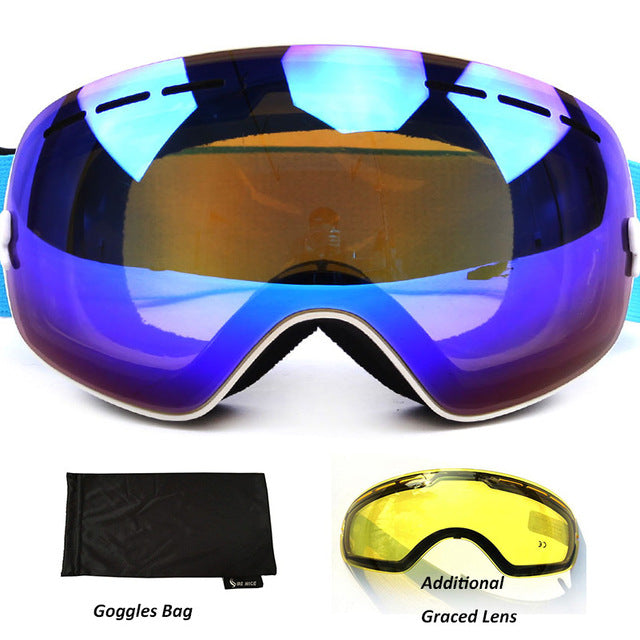 Anti-fog Ski Goggles Ski Glasses Double Lens Skiing Snowboard