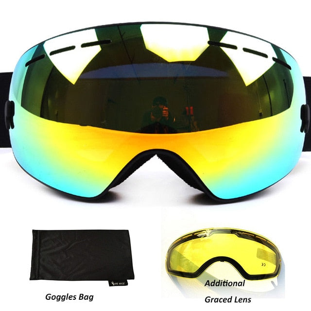 Anti-fog Ski Goggles Ski Glasses Double Lens Skiing Snowboard