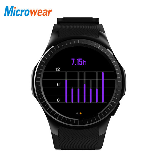 Microwear Smartwatch Phone 1.3'' Sports Smart Watch Android iOS  GPS