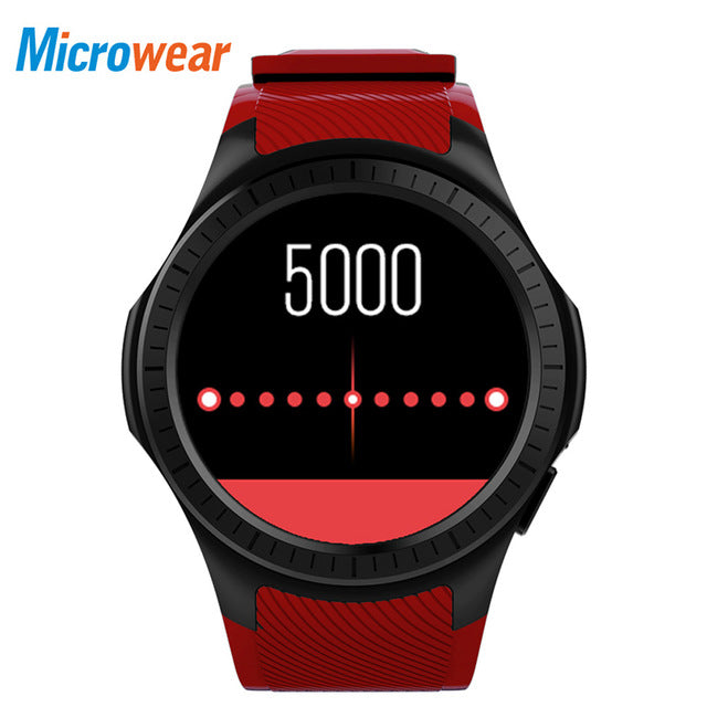 Microwear Smartwatch Phone 1.3'' Sports Smart Watch Android iOS  GPS
