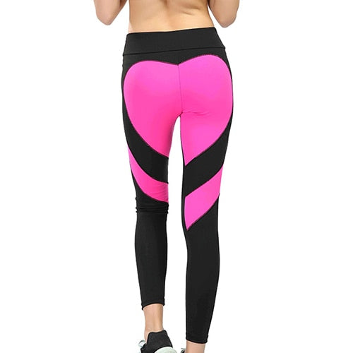 Women Pants Hip Heart Shape printing  Leggings Women Sexy New Color