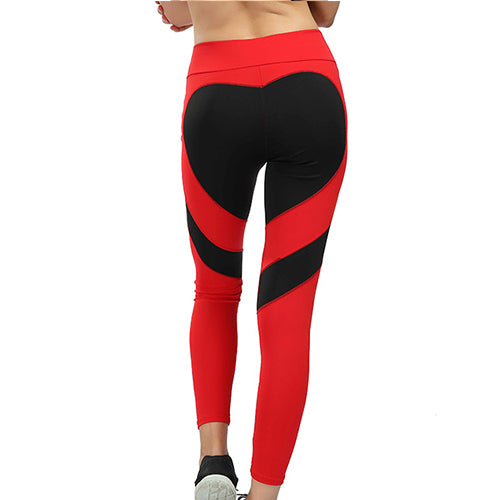 Women Pants Hip Heart Shape printing  Leggings Women Sexy New Color