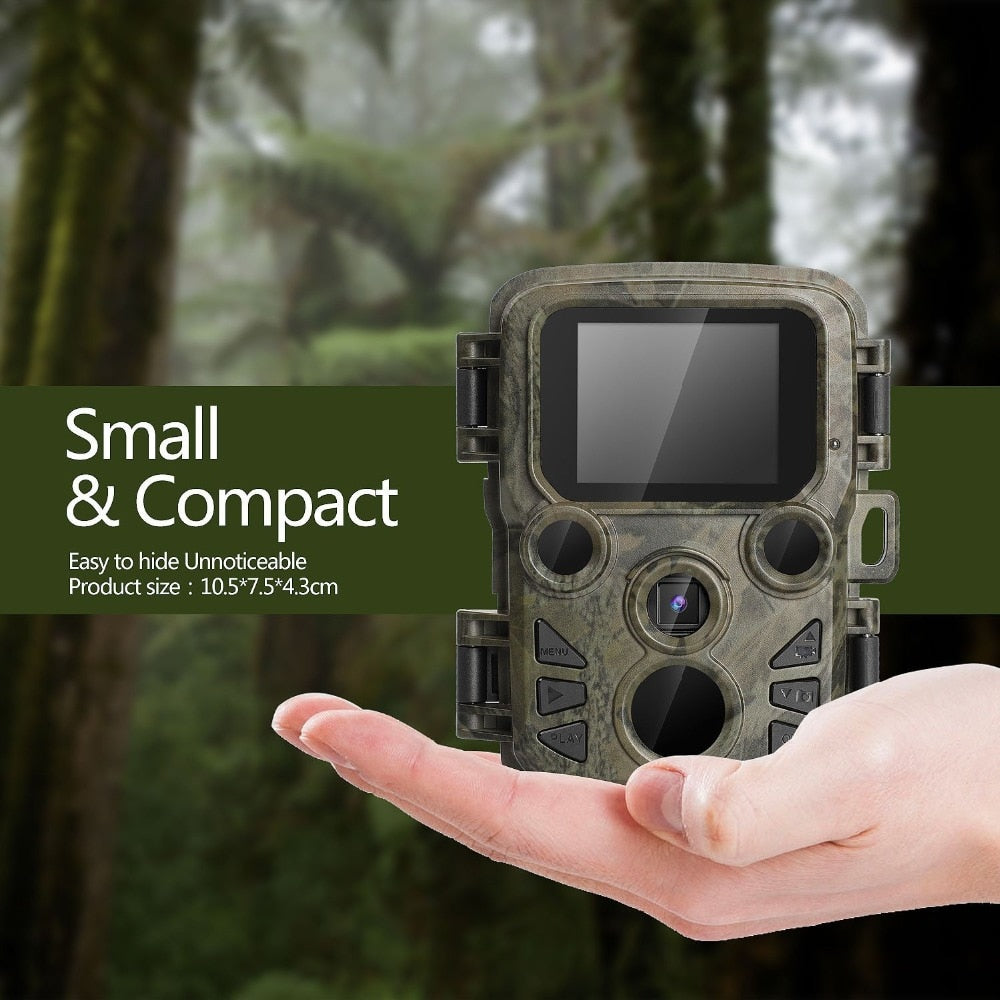 Wildlife Trail Photo Trap Mini Hunting Camera 12MP 1080P Waterproof Video Recorder